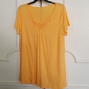 J.Jill Soutache trimmed tee